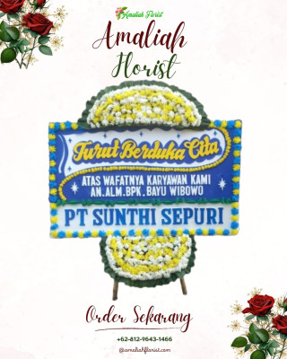 Papan Bunga Duka di Mataram Barat